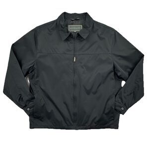 Naturalife Mens XL Black Zip Jacket XL Cotton Nylon Lined Casual Coat